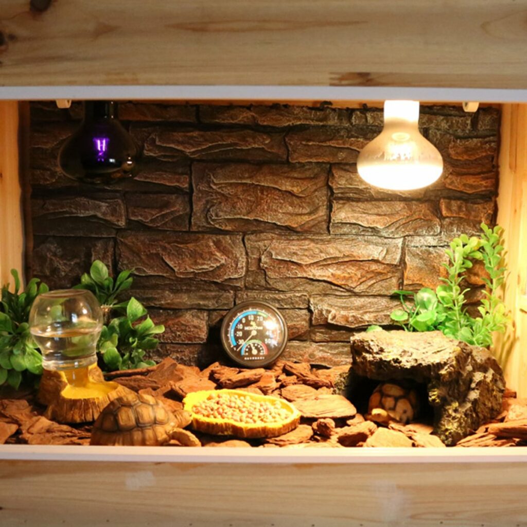 Wooden Reptile Terrarium Heated Vivarium For Snakes Turtles Lizards Breeding Box Free Shipping
