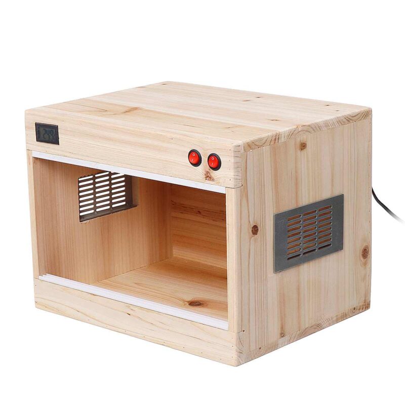 Wooden Reptile Terrarium Heated Vivarium For Snakes Turtles Lizards