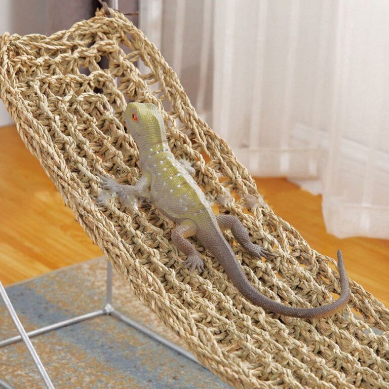 Lizard Hammock Pet Reptile Toy Hanging Bed Mat Small Hermit Crabs Mats