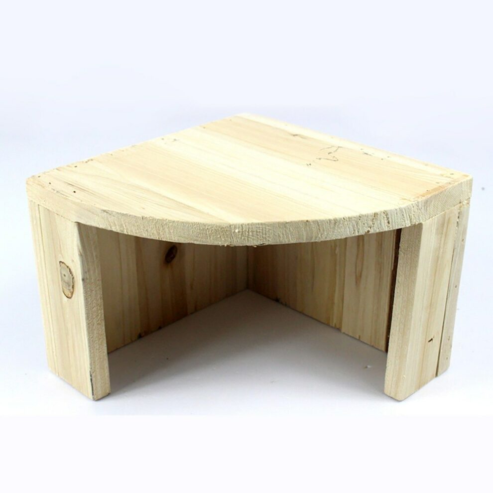 Wooden Hide Cave Hideout Tortoise Gecko Lizard Tarantula Snake Reptile