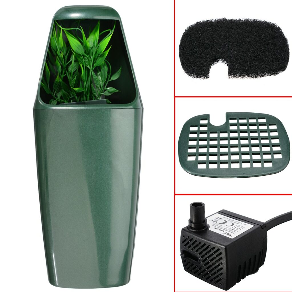Reptile Terrarium Water Dripper Chameleon Lizard Feeding Fountain With