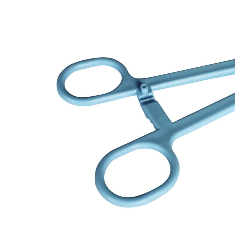 Blue Plastic Reptiles Feeding Tweezers 24 5cm Tongs Forceps Lizards