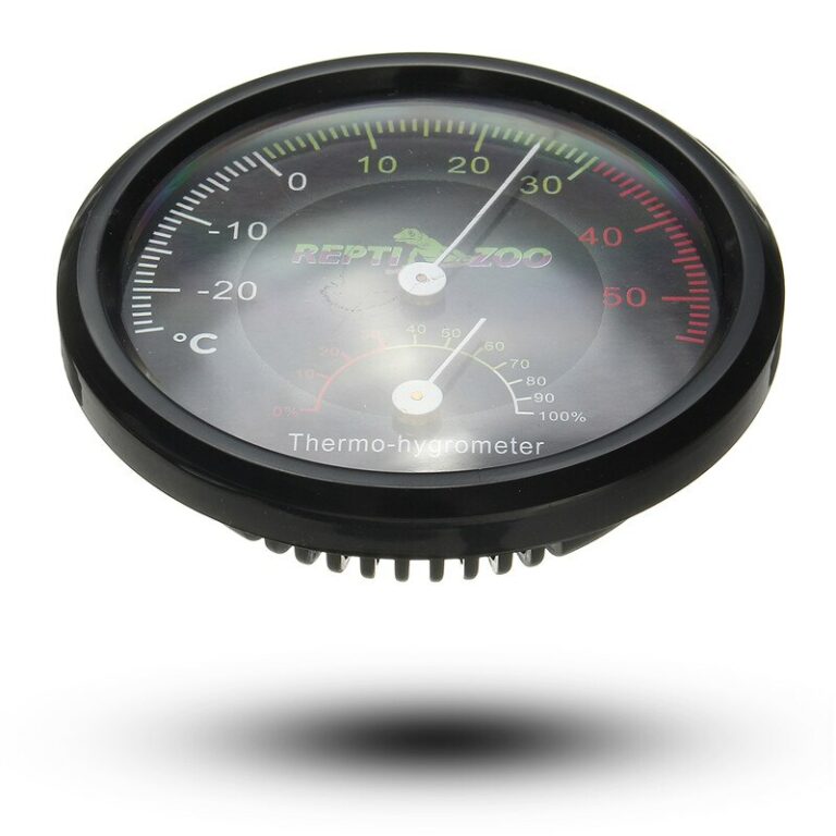 2in1 Reptile Vivarium Thermometer Hygrometer Colourcoded Tortoise