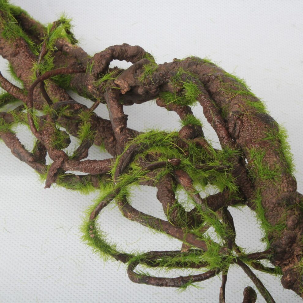 2m Reptile Terrarium Decor Artificial Scindapsus Aureus Vine For