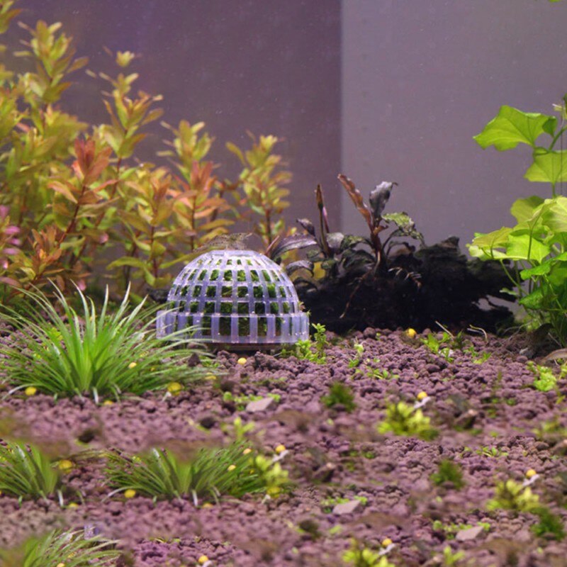Aquarium Fish Tank Decoration Media Moss Ball Live Plant Filter Crystal Red Shrimp House - 4