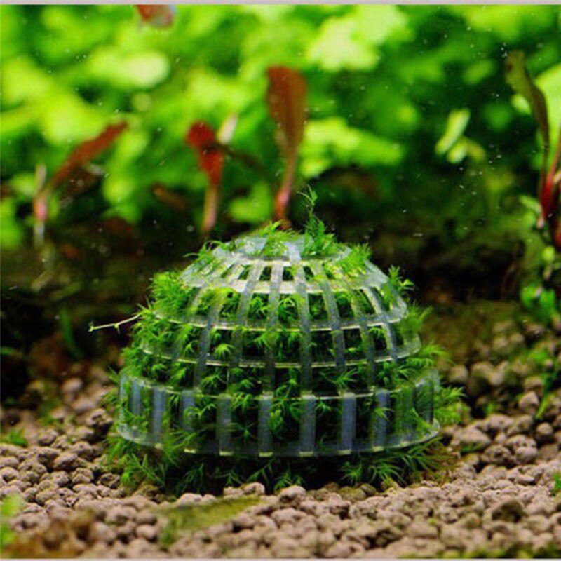 Aquarium Fish Tank Decoration Media Moss Ball Live Plant Filter Crystal Red Shrimp House - 5