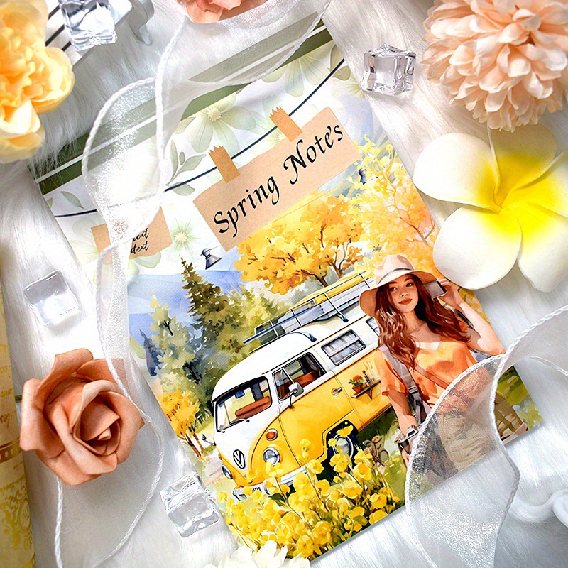 Vintage Travel Character Stickers 20 Sheets Retro Artistic Journal Decor - 8