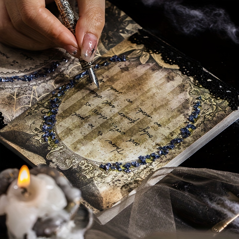 Vintage Magic Dark Scrapbook Paper 60 Sheets Diy Journal Decor - 5