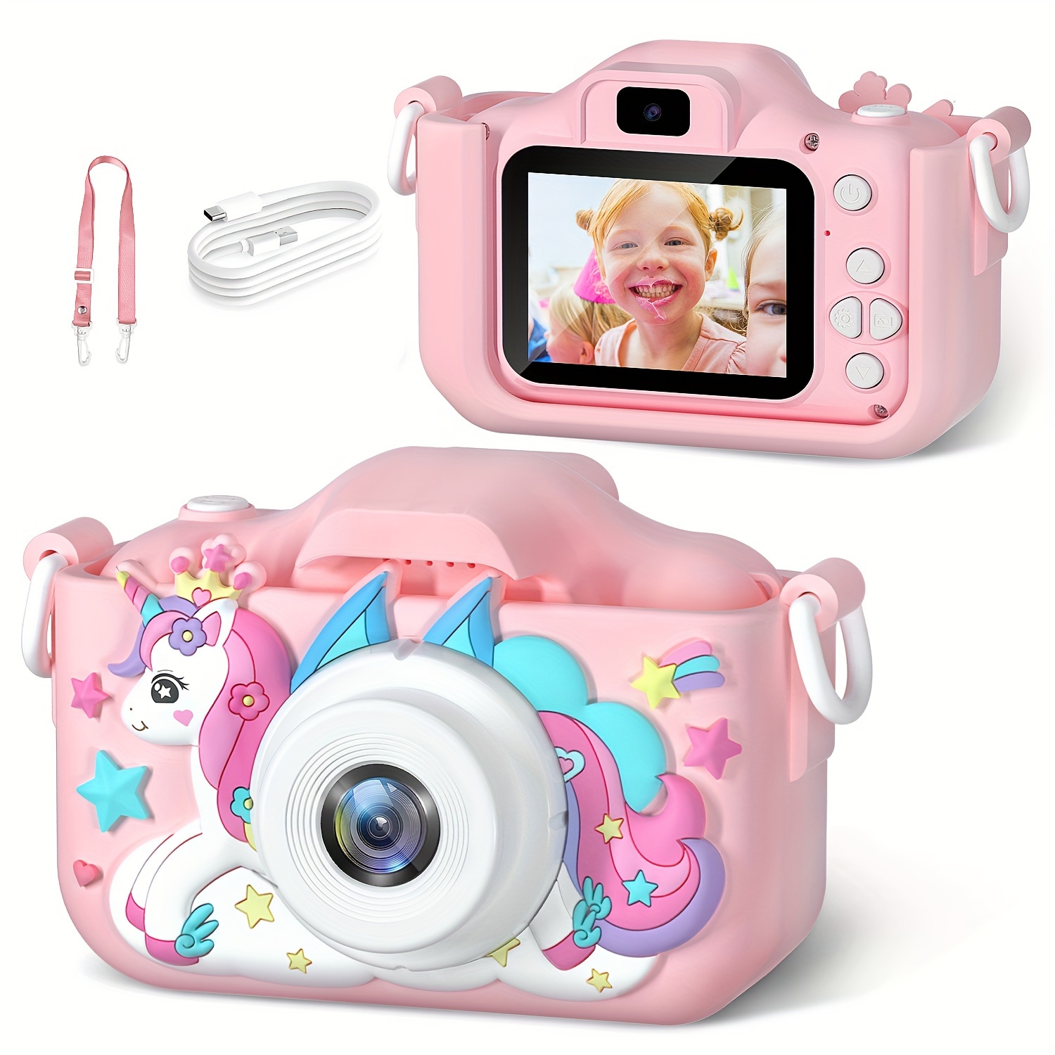 Kids Unicorn Hd Camera 32gb Usb Charging Ideal Gift Ages 312 - 1
