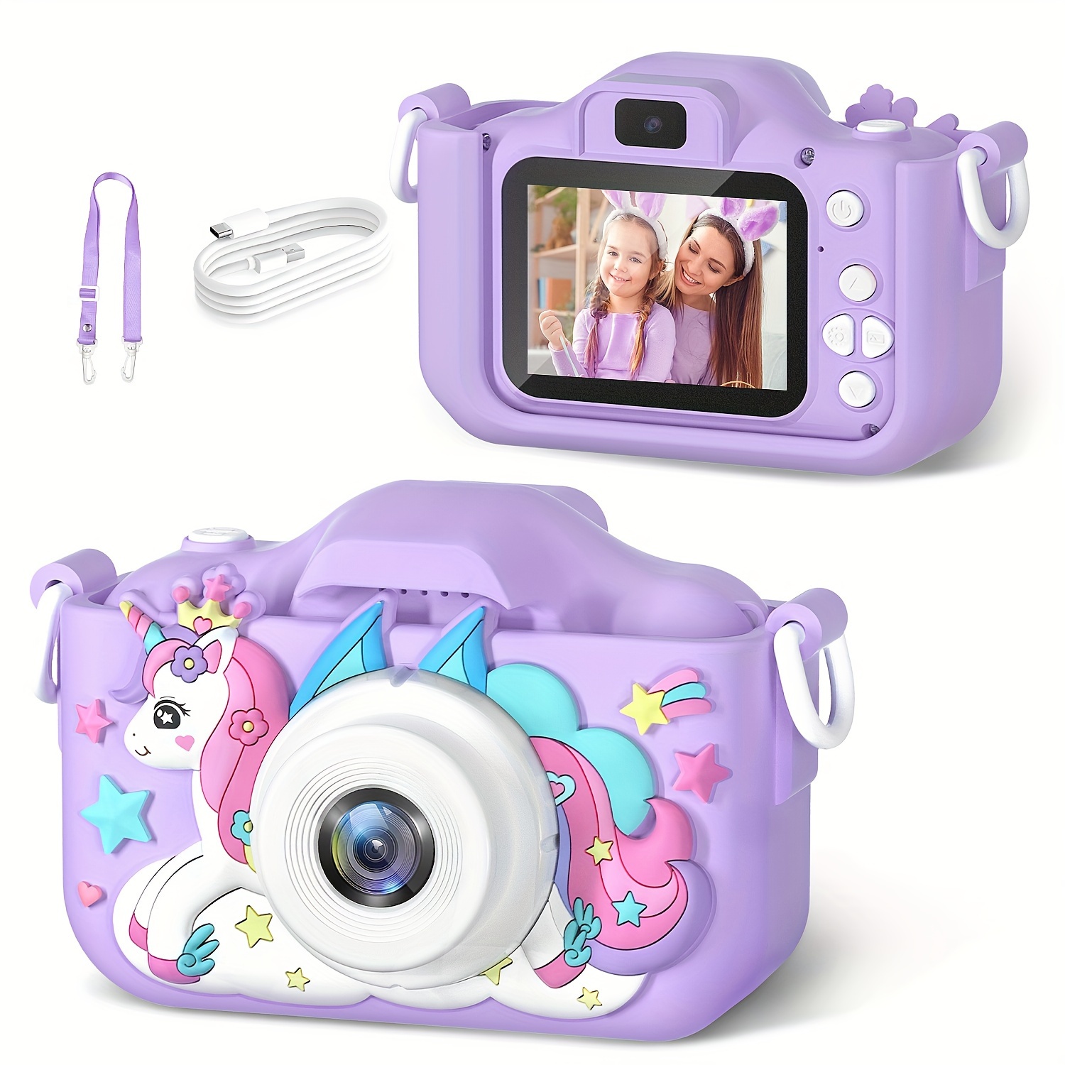 Kids Unicorn Hd Camera 32gb Usb Charging Ideal Gift Ages 312 - 10