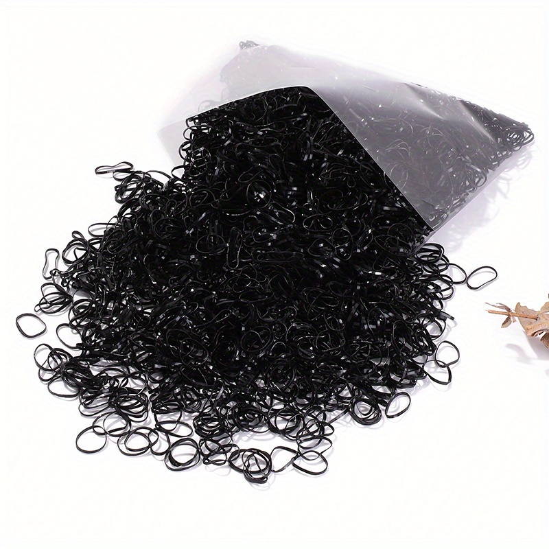 1000pcs Mini Elastic Colorful Hair Ties Decorative Hair Accessories Set - 10