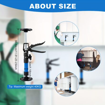 Adjustable Telescopic Support Rods Antislip Woodworking Installation ...