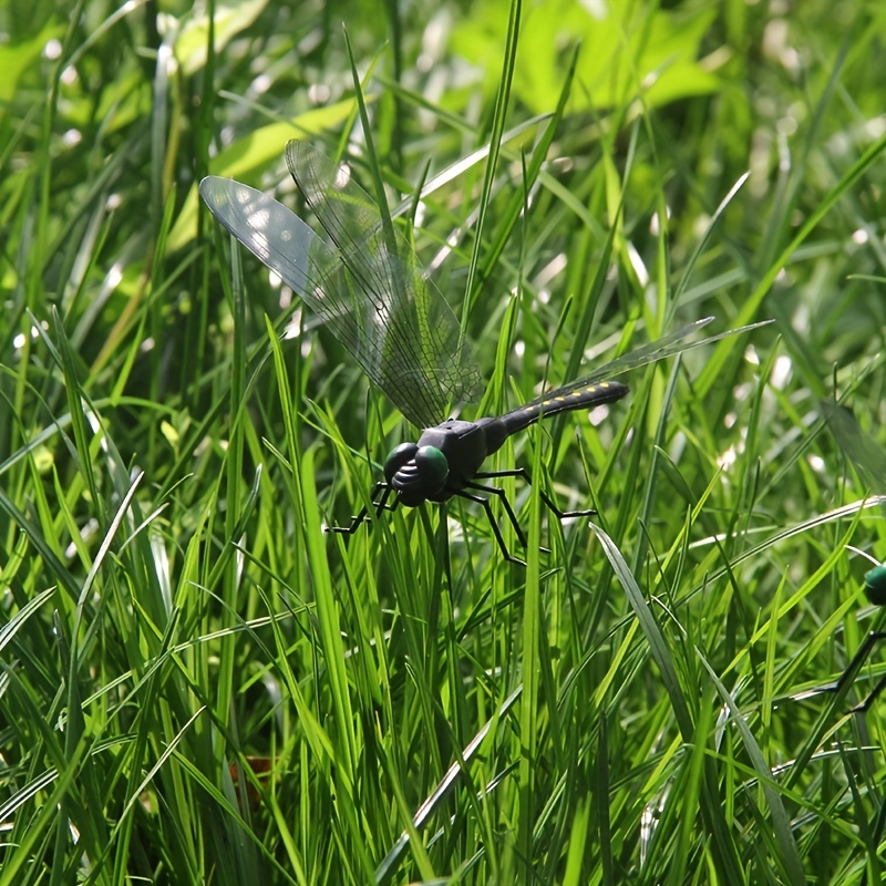 4pcs Colorful Dragonfly Garden Stake Perfect For Fall Halloween Thanksgiving Decor - 6