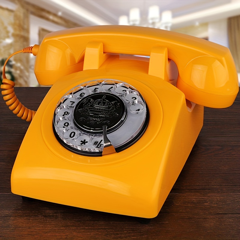 Vintage 1930s Rotary Dial Antique Corded Landline Telephone Home Office Decor - 9