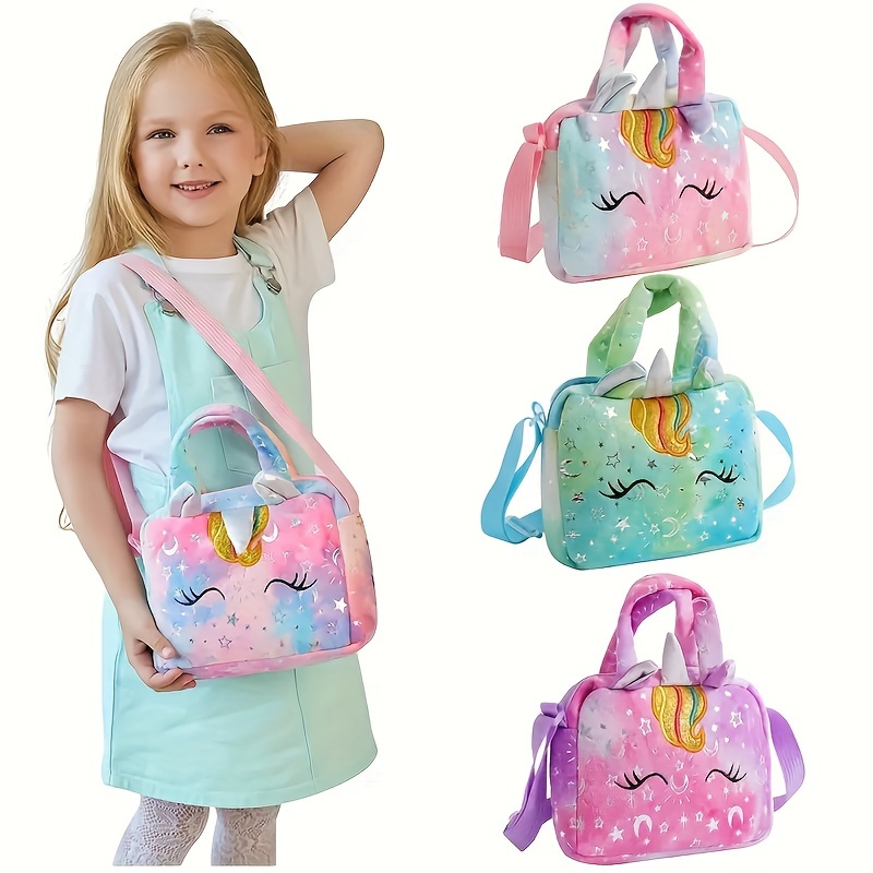 Colorful Tie Dye Unicorn Messenger Bag Perfect Gift For Girls - 8