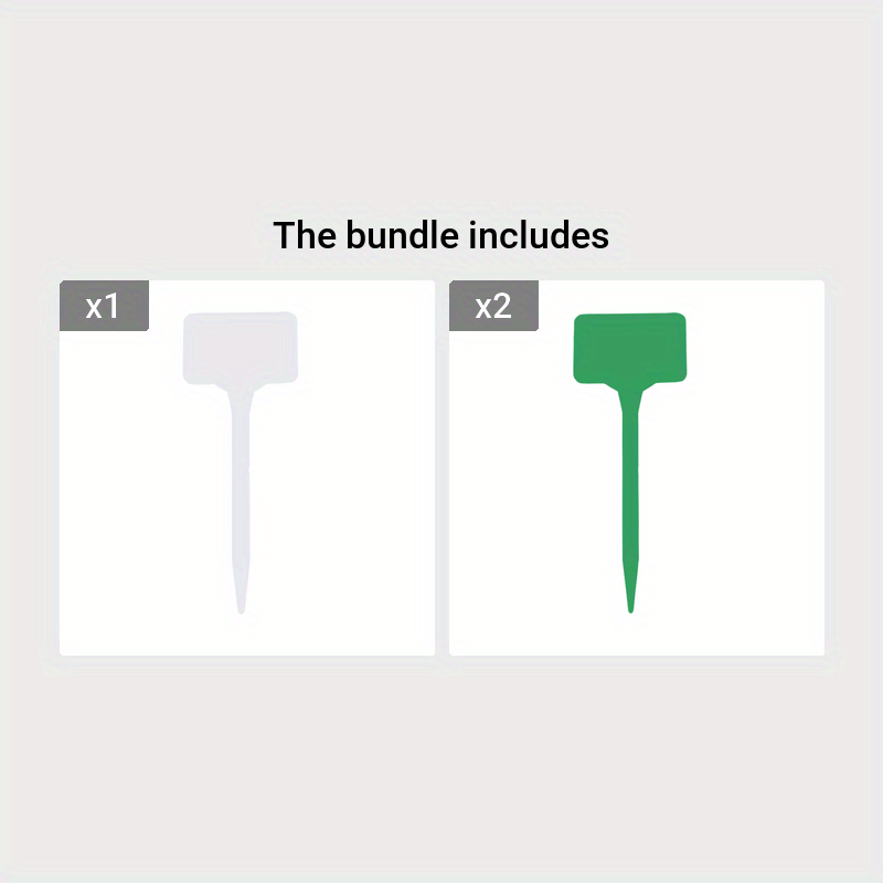 20pcs Waterproof Tdesign Plant Tags Durable Faderesistant Garden Markers - 15