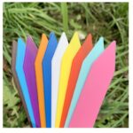 60pcs 4inch Multicolor Plastic Garden Plant Tags Nursery Markers - 2