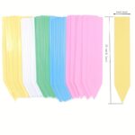 60pcs 4inch Multicolor Plastic Garden Plant Tags Nursery Markers - 3
