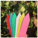 60pcs 4inch Multicolor Plastic Garden Plant Tags Nursery Markers - 5