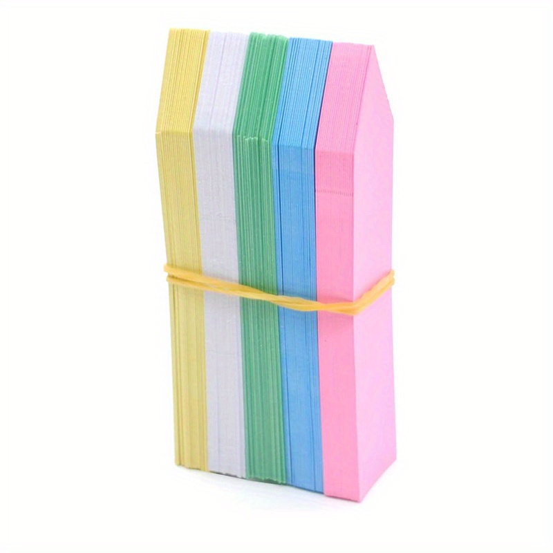 60pcs 4inch Multicolor Plastic Garden Plant Tags Nursery Markers - 7