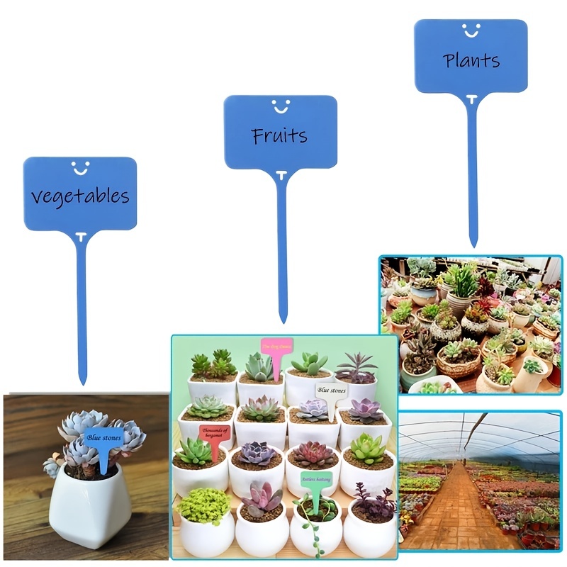 100pcs Tshaped Plant Tags With Watermark Pen For Garden Identification - 7