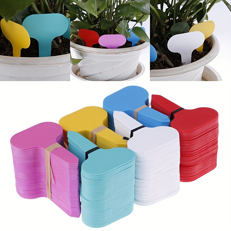 100pack Durable White Plant Markers Weatherproof Reusable Garden Tags - 5