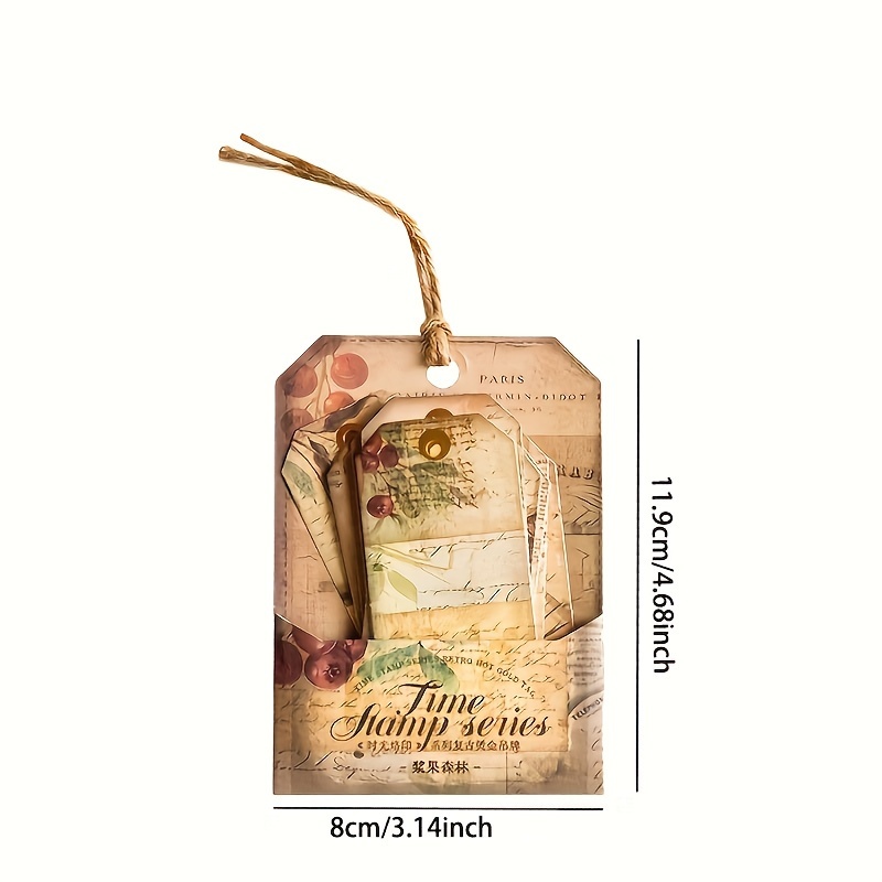 24 Vintage Plant Bookmarks Artistic Tassel Markers Perfect Bookworm Gift - 2