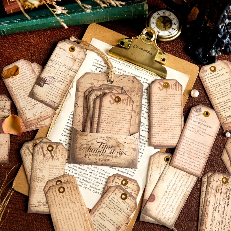 24 Vintage Plant Bookmarks Artistic Tassel Markers Perfect Bookworm Gift - 9