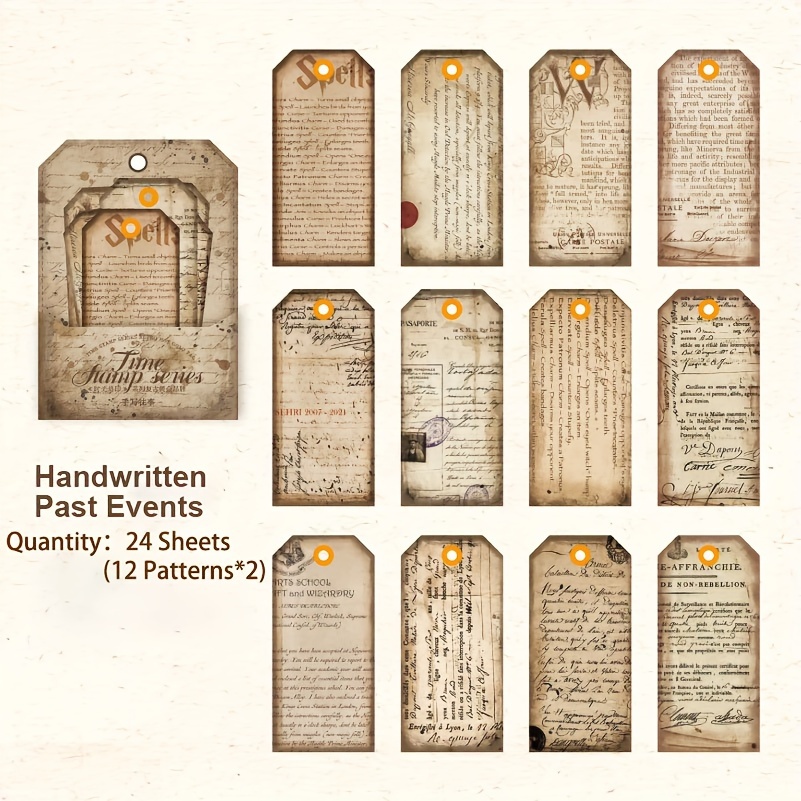 24 Vintage Plant Bookmarks Artistic Tassel Markers Perfect Bookworm Gift - 17