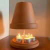 Ecofriendly Terracotta Tea Light Radiator Kit Cozy Safe Energyefficient ...