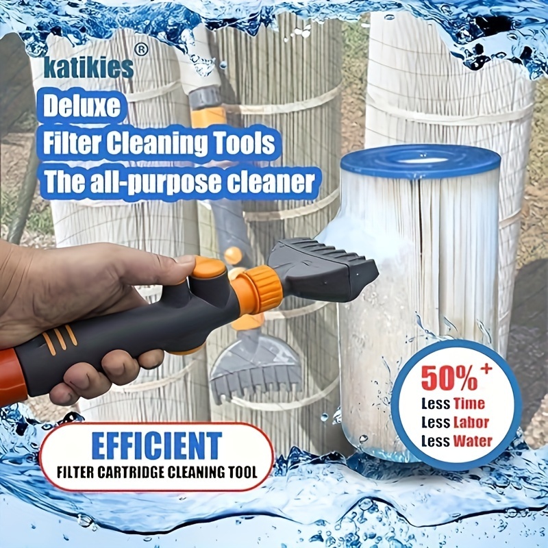 Heavy Duty Pool Spa Filter Cartridge Cleaner Durable Highperformance - 2