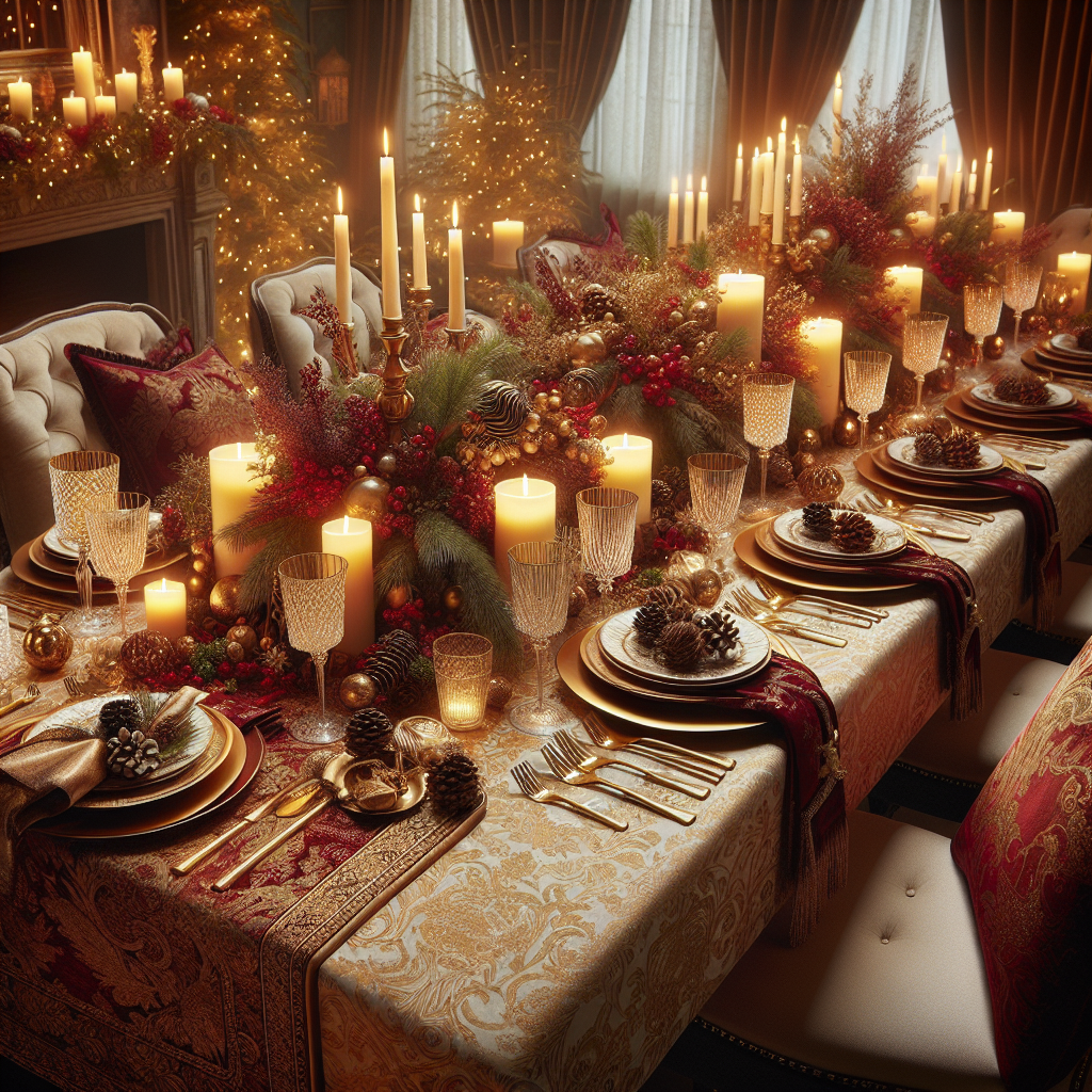 Why Choose a Stain-Resistant Luxury Tablecloth for Holiday Gatherings?  