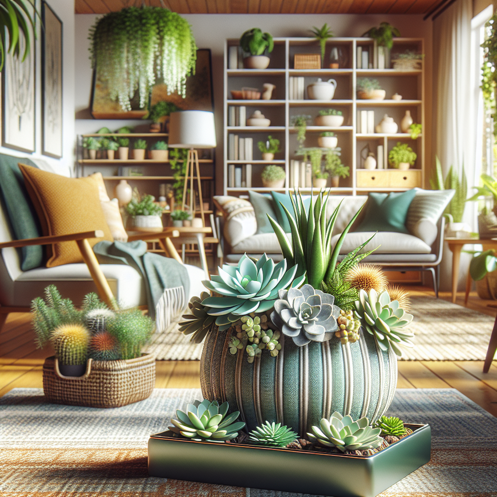 Benefits of Using an Indoor Decorative Flowerpot with Drainage Tray for Succulents  