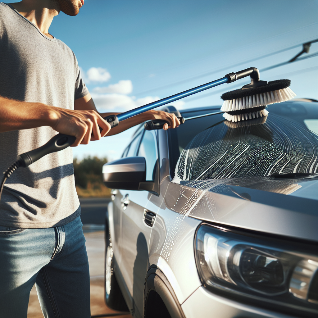 How to Efficiently Clean Car Windshields with Extended Reach Tools  