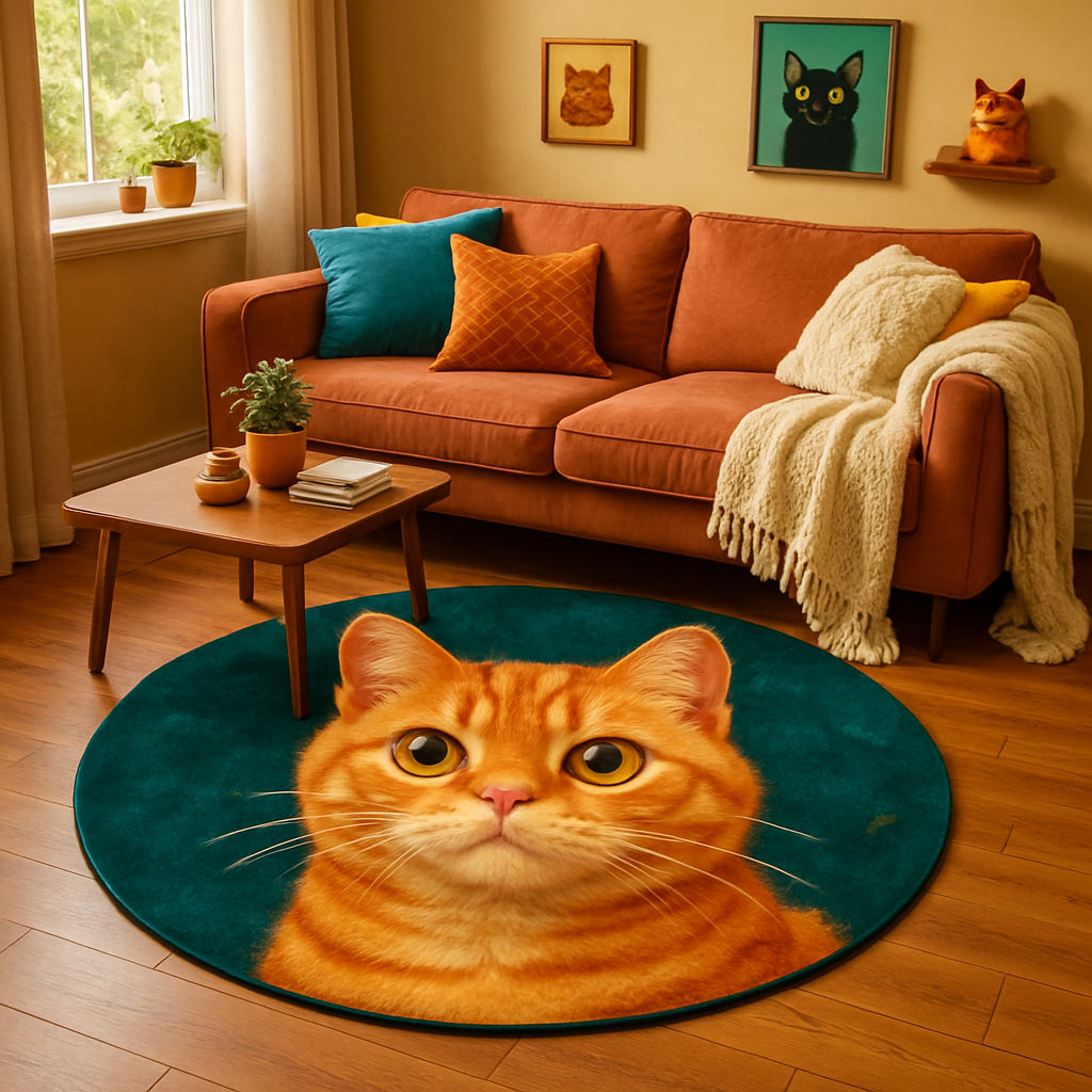 Transform Your Living Space with a Playful Accent Rug  