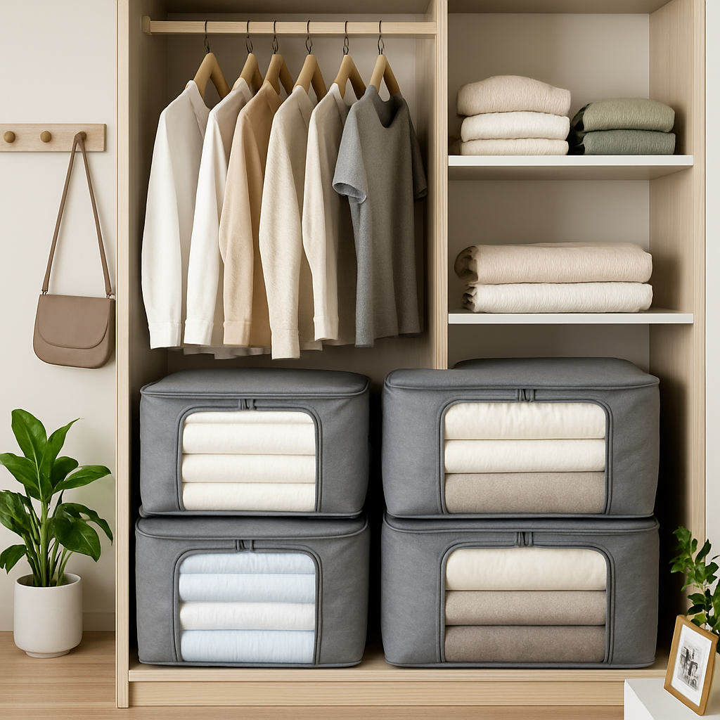 The Benefits of Using Large Clothes Storage Bags with Clear Window for Organization  